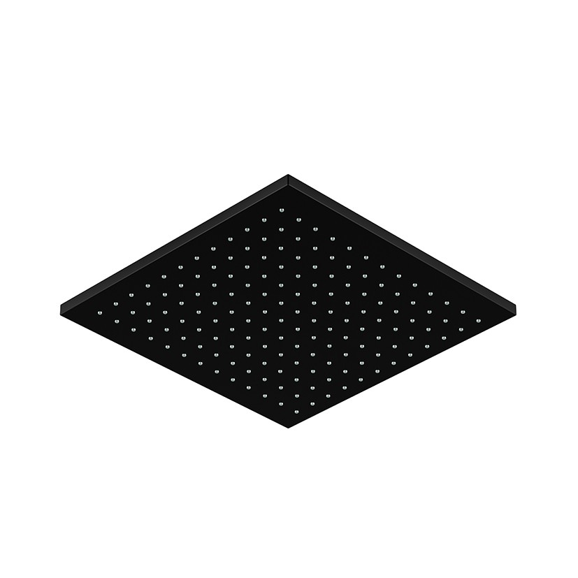 Верхній душ на стельовий кронштейн Steinberg Серія 120 30х30х8см, чорний матовий (120 1686 S) - Фото 1